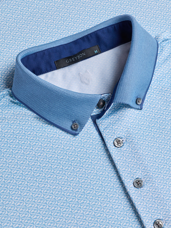 dress collar polo Men's Guardian Short Sleeve Shirt Size Small by Greyson Clothiers Color:Grey Its deep navy body navy colorblock scarf Pink-Purple Ombre Pleated Belt