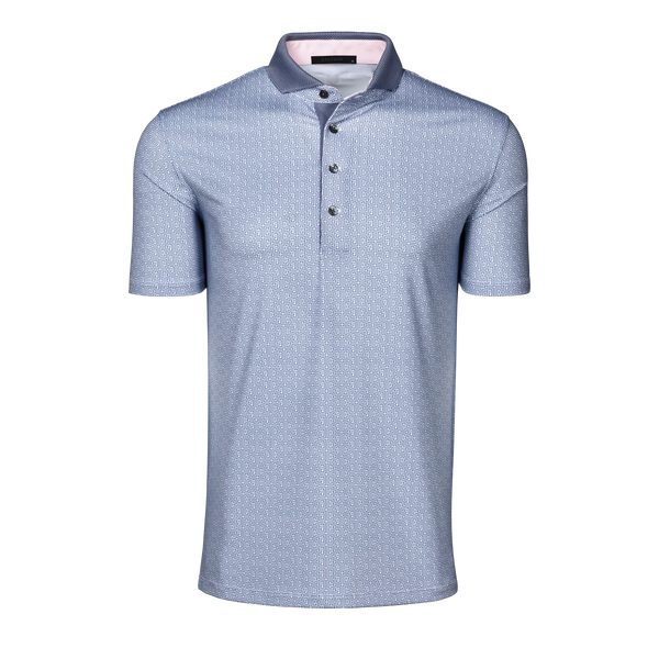 Mens Pathfinder Short Sleeve Polo - Performance Printed Polo with