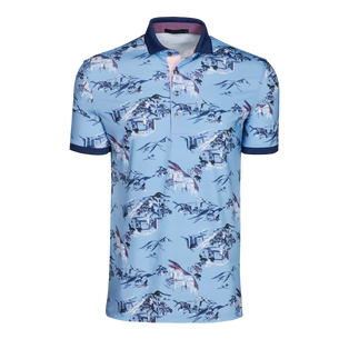 Greyson Clothiers In the Blues Short Sleeve Polo