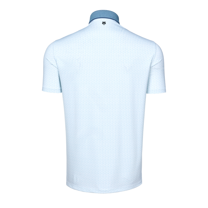 Mens Iron Serpent Short Sleeve Polo - Performance Printed Polo