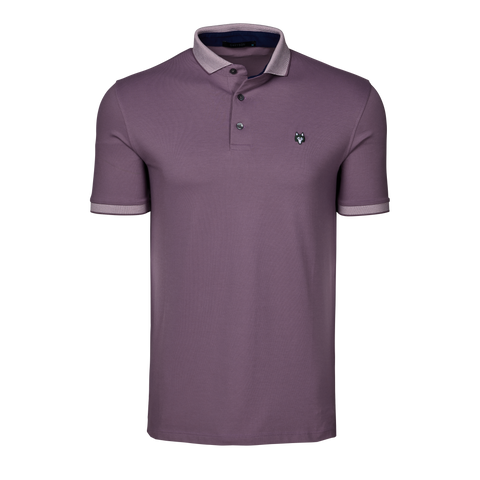 Mens Wolf Icon Short Sleeve Polo - Performance Stretch Cotton Polo