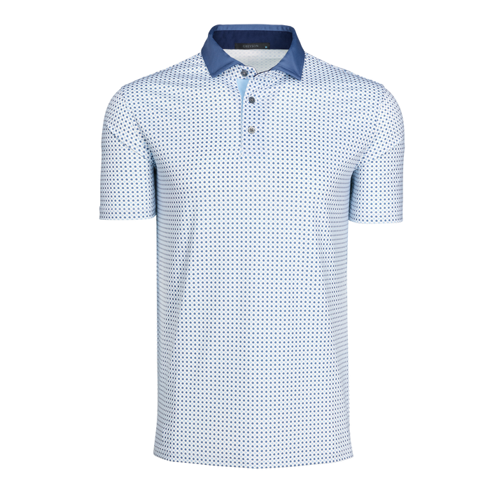 Mens Ironwood Short Sleeve Polo - Performance Printed Polo with