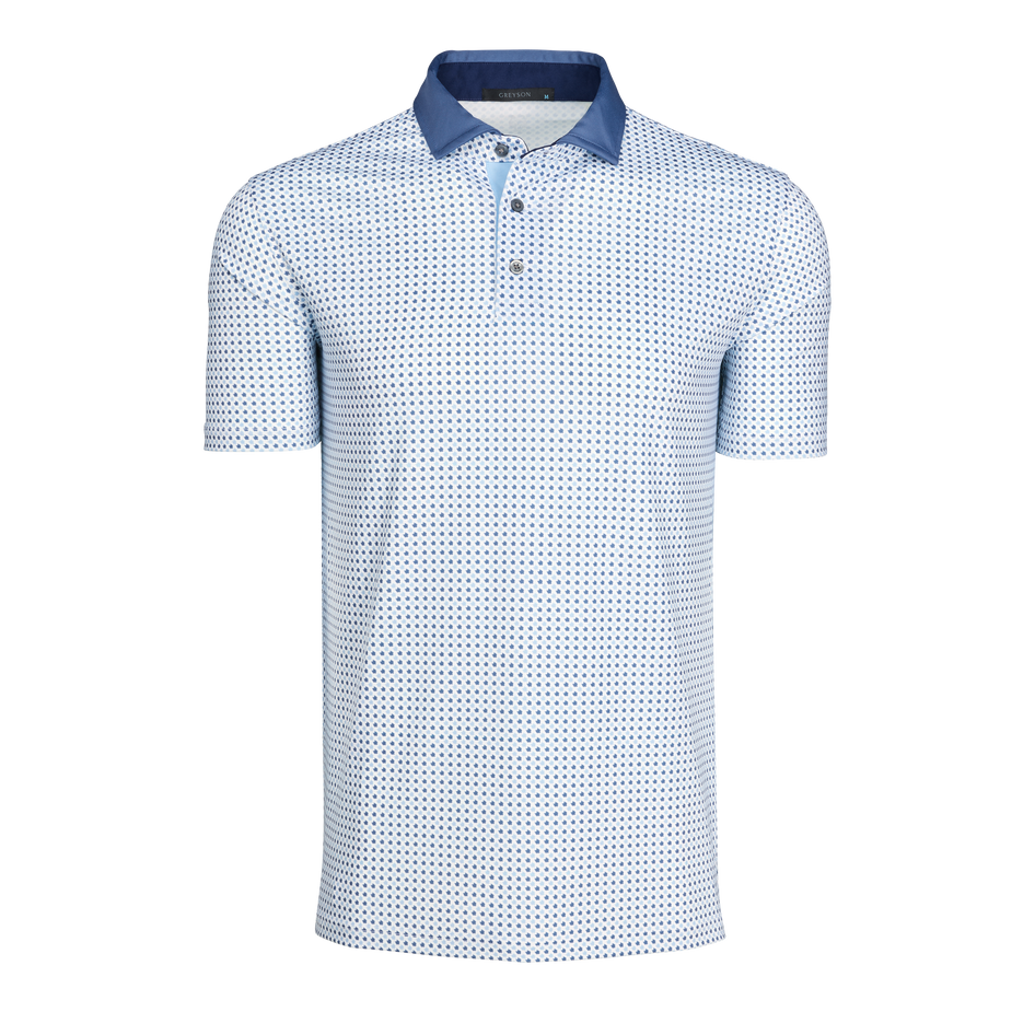 Mens Ironwood Short Sleeve Polo - Performance Printed Polo with
