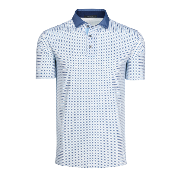 Mens Ironwood Short Sleeve Polo - Performance Printed Polo with