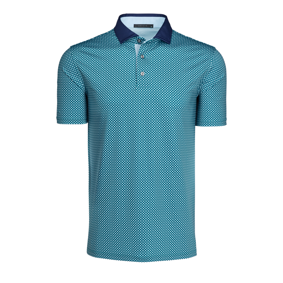 Mens Ironwood Short Sleeve Polo - Performance Printed Polo with