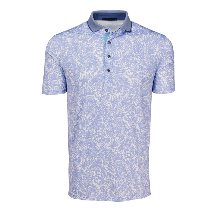 Mens Island Hunt Short Sleeve Polo - Performance Printed Polo with