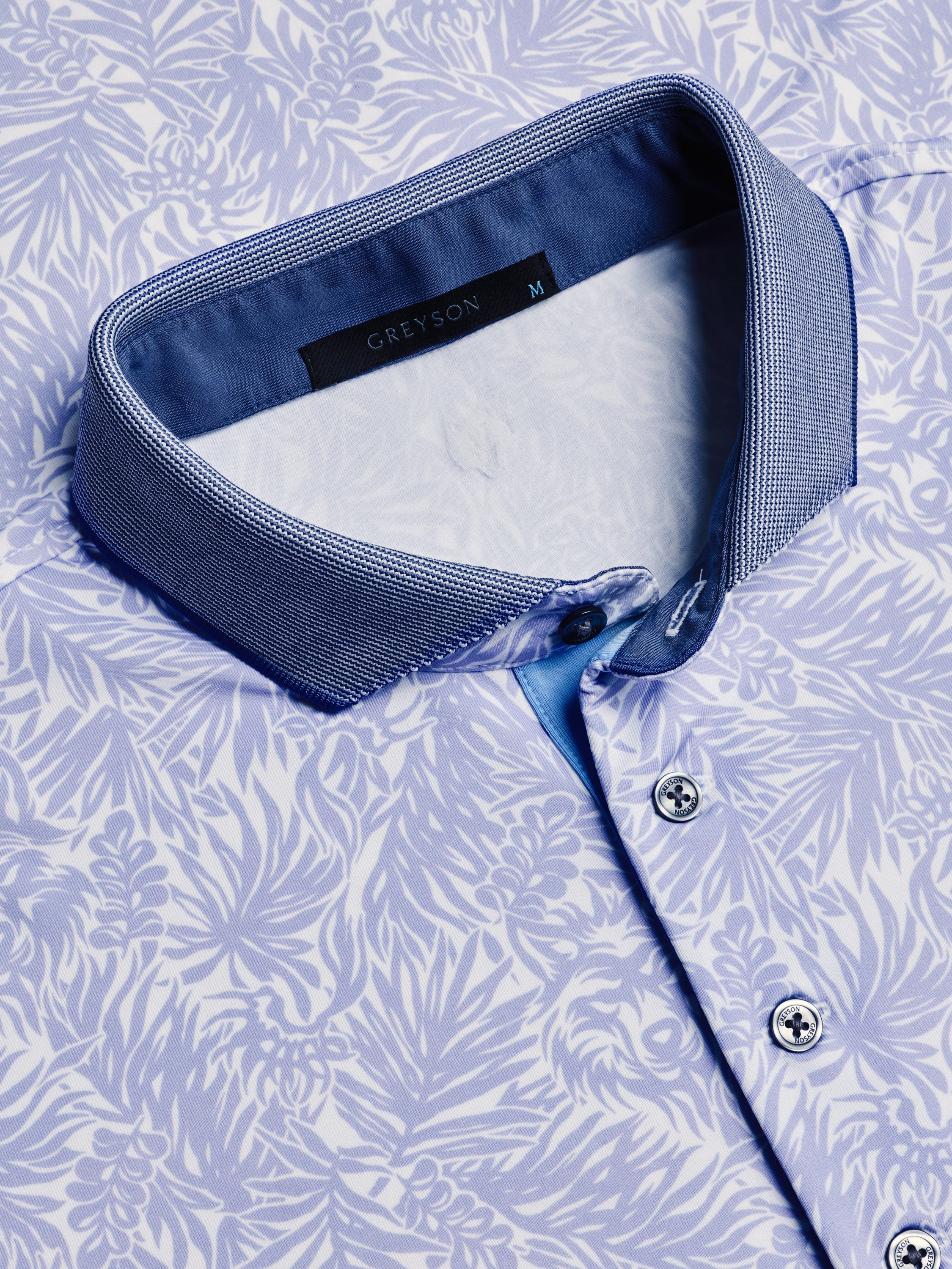 Mens Island Hunt Short Sleeve Polo - Performance Printed Polo with