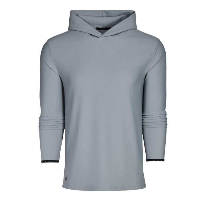 Mens Traverse Waffle Hoodie - Lightweight Stretch Hoodie | Greyson