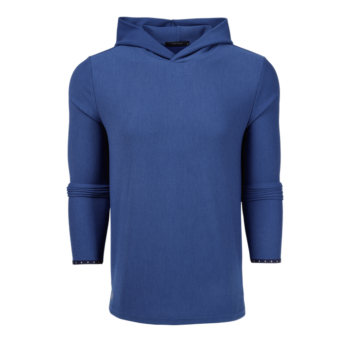 Mens Traverse Waffle Hoodie - Lightweight Stretch Hoodie | Greyson