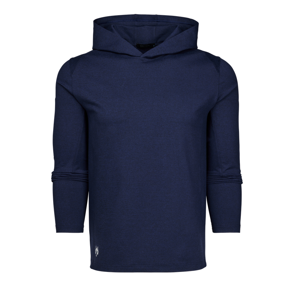 パーカー　ネイビー　サイズM グレイソン　GREYSON Mens Hoodie Graphic Performance Heavyweight - Hoodie Fireside 313 メンズウェア