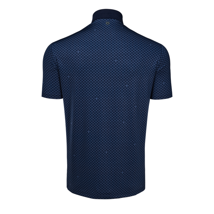 Mens Ponderous Wolf Short Sleeve Polo - Performance Printed Polo