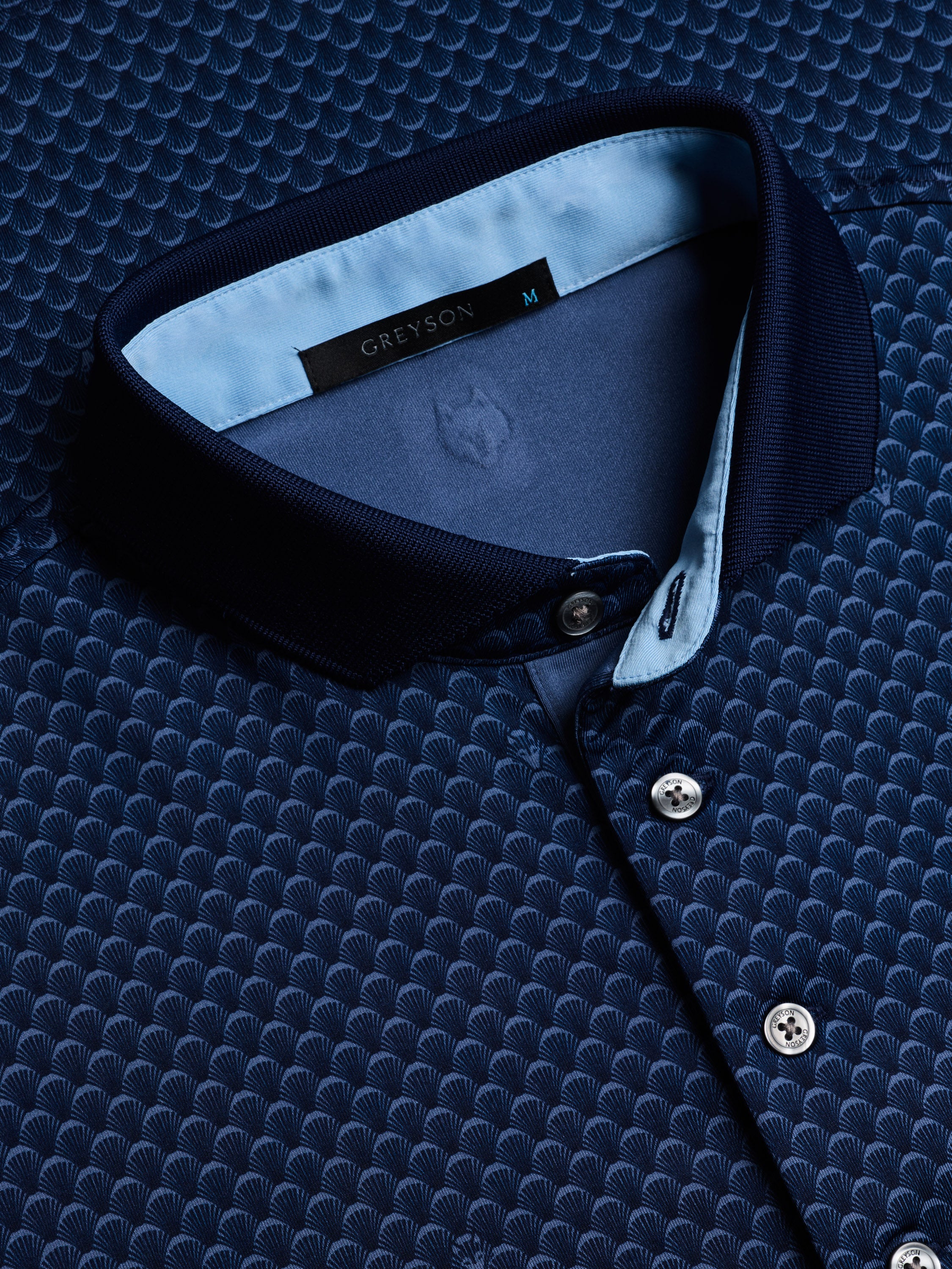 GREYSON グレイソン Wolf Palm Golf Polo　 表記M GREYSON グレイソン Wolf Palm Golf Polo 表記M | GREYSON