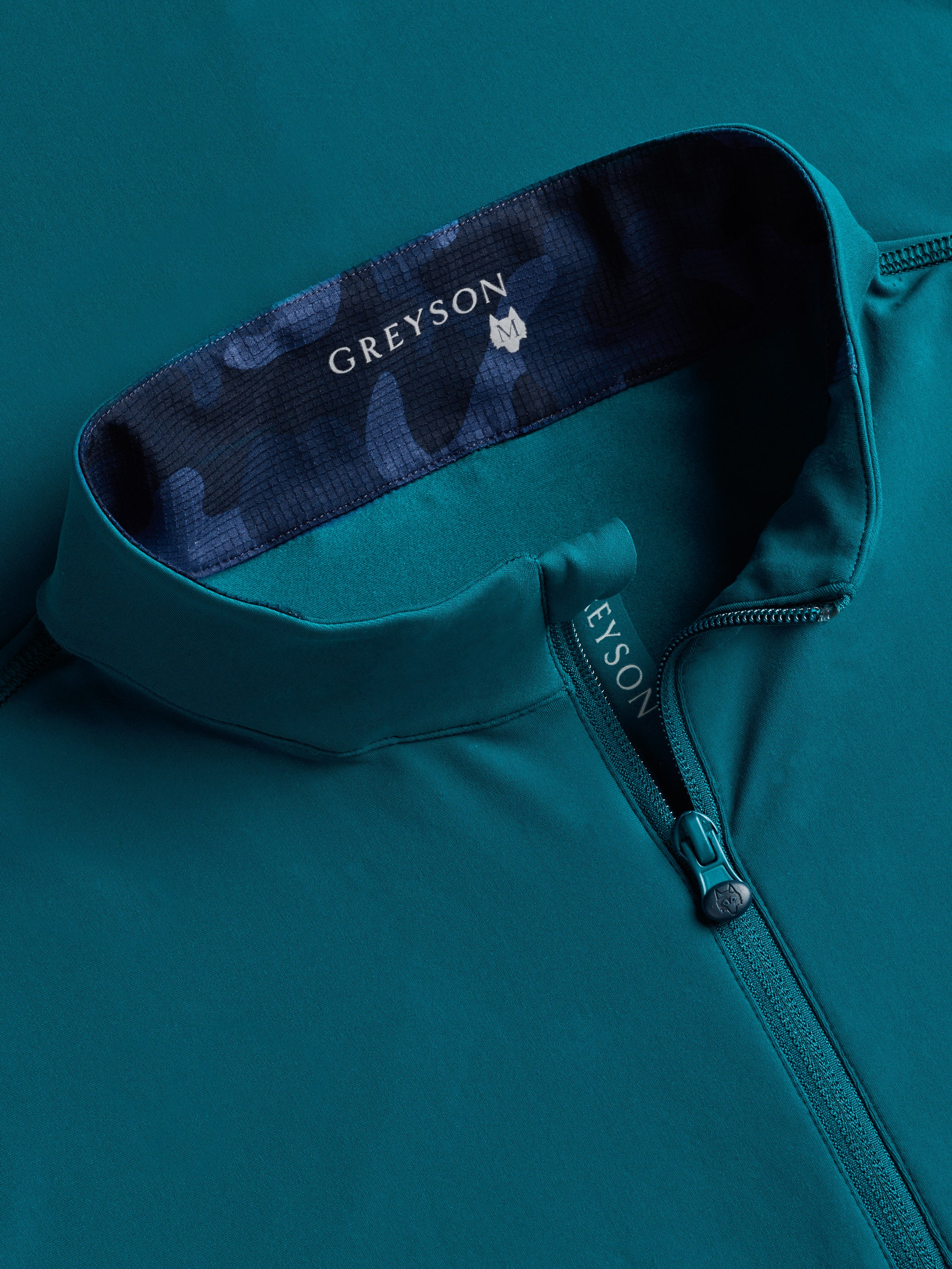 Mens Tate Mock Neck Quarter-Zip - Midweight Performance Mock Neck