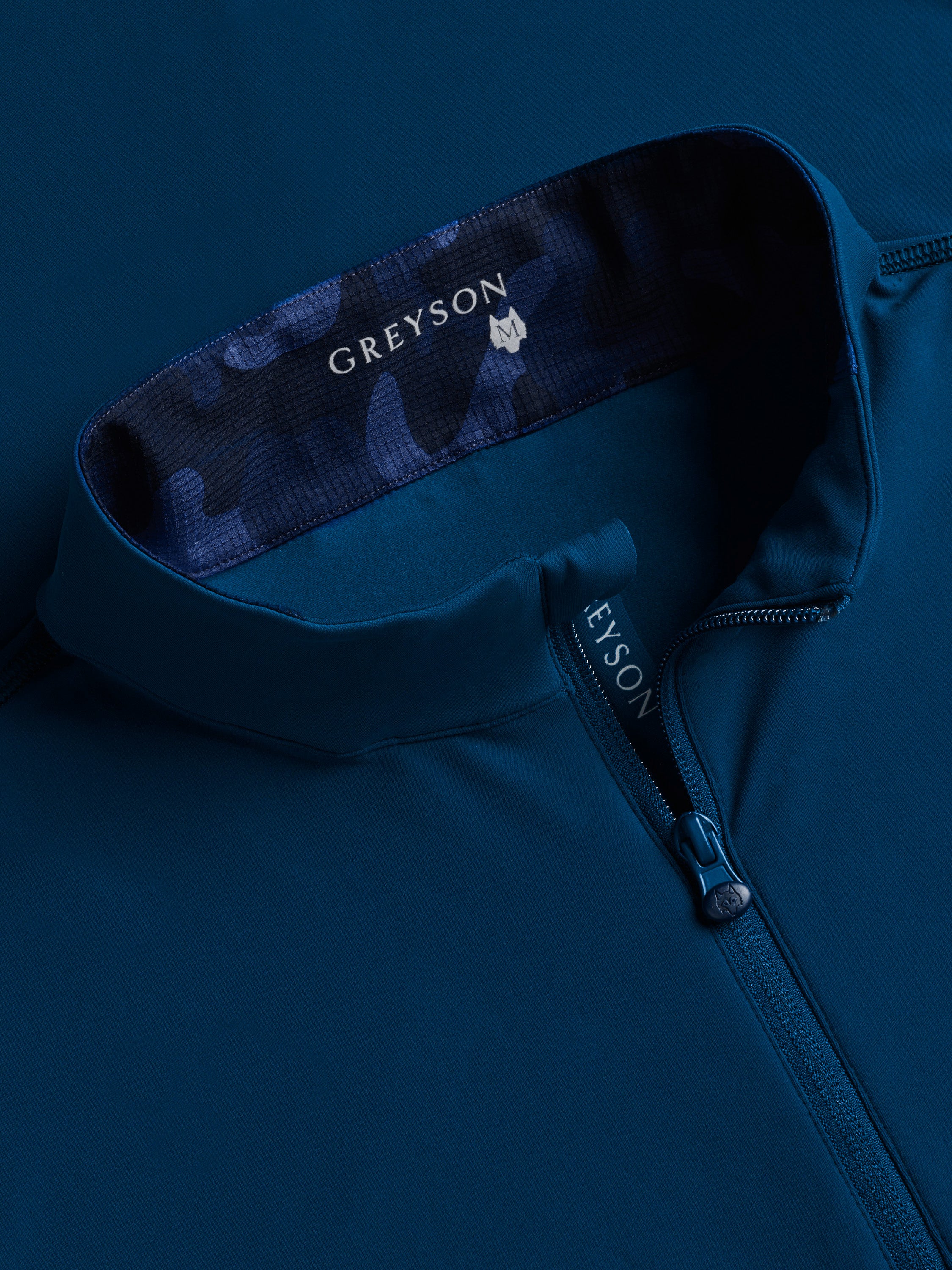 Mens Tate Mock Neck Quarter-Zip - Midweight Performance Mock Neck