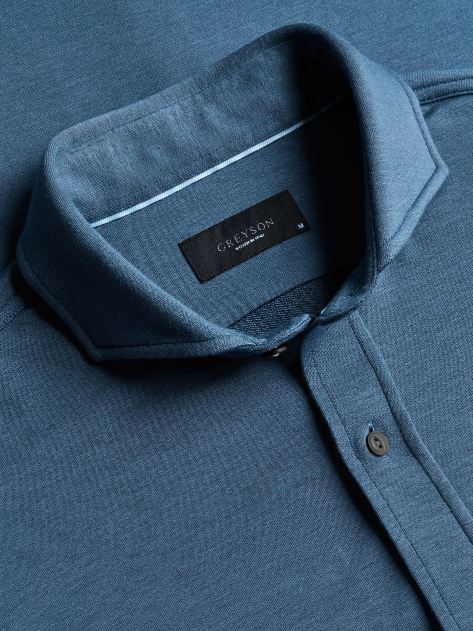 Mens Catskill Knit Shirt - Tailored-Fit Knit Button-Up Shirt