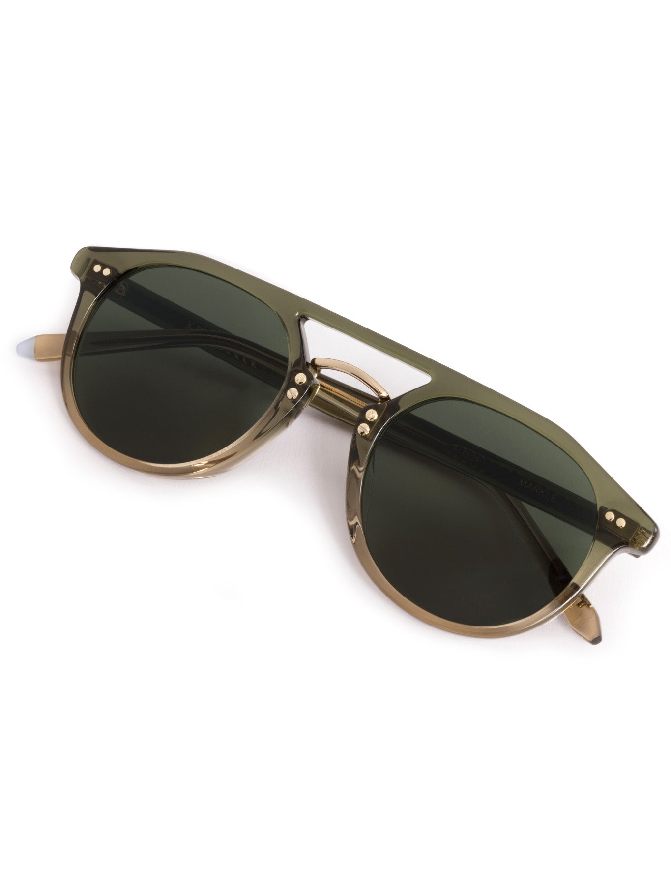 Mens GREYSON X KREWE Markle Sunglasses - Retro Round Frame