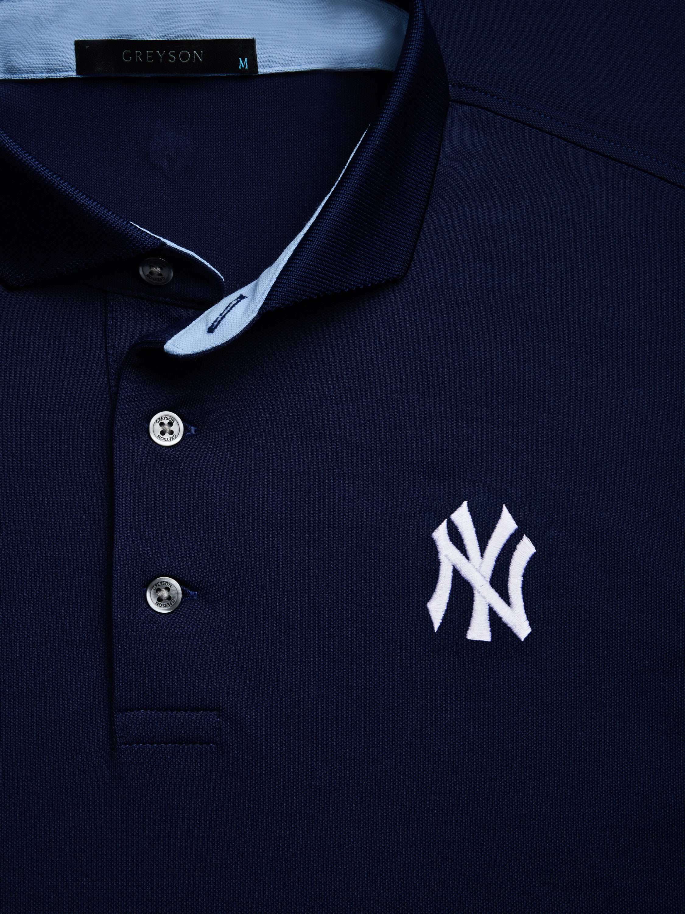 Mens New York Yankees Crowley Short Sleeve Polo - Performance