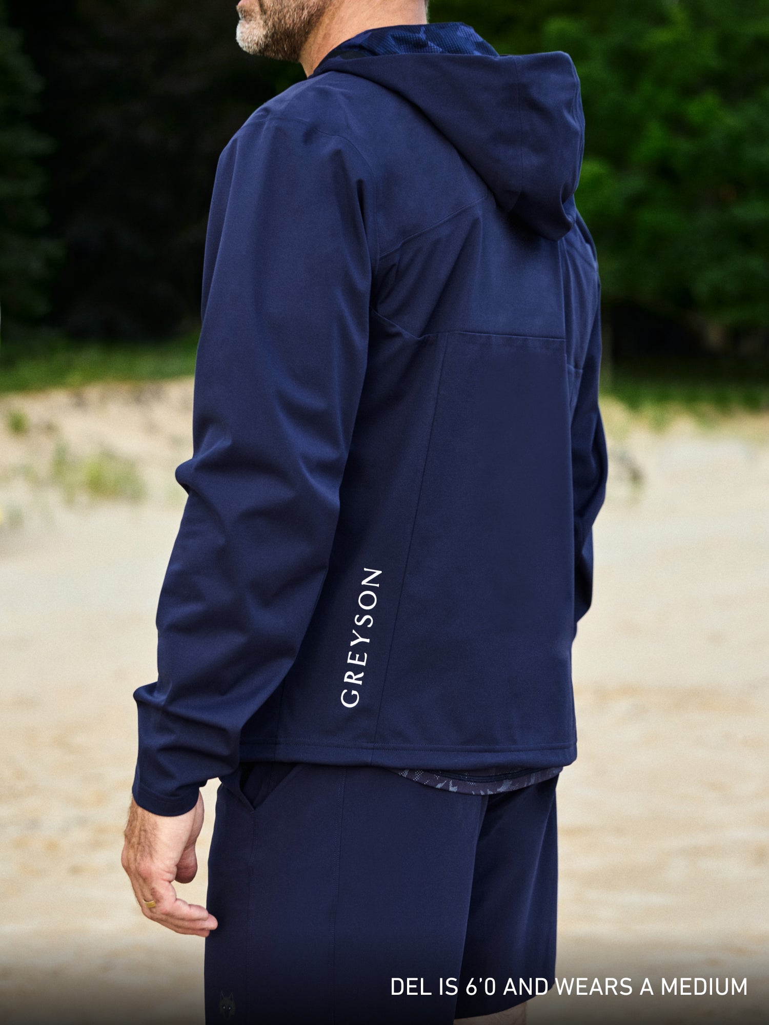 Mens Niagara Anorak Jacket - Water-Resistant Stretch Anorak