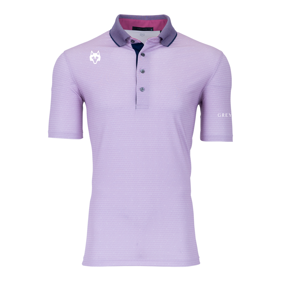 Greyson Clothiers Players Club Block G Polo in WILLOWHERB