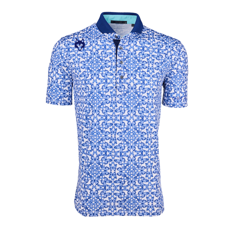 Players Club Blue Migration Polo