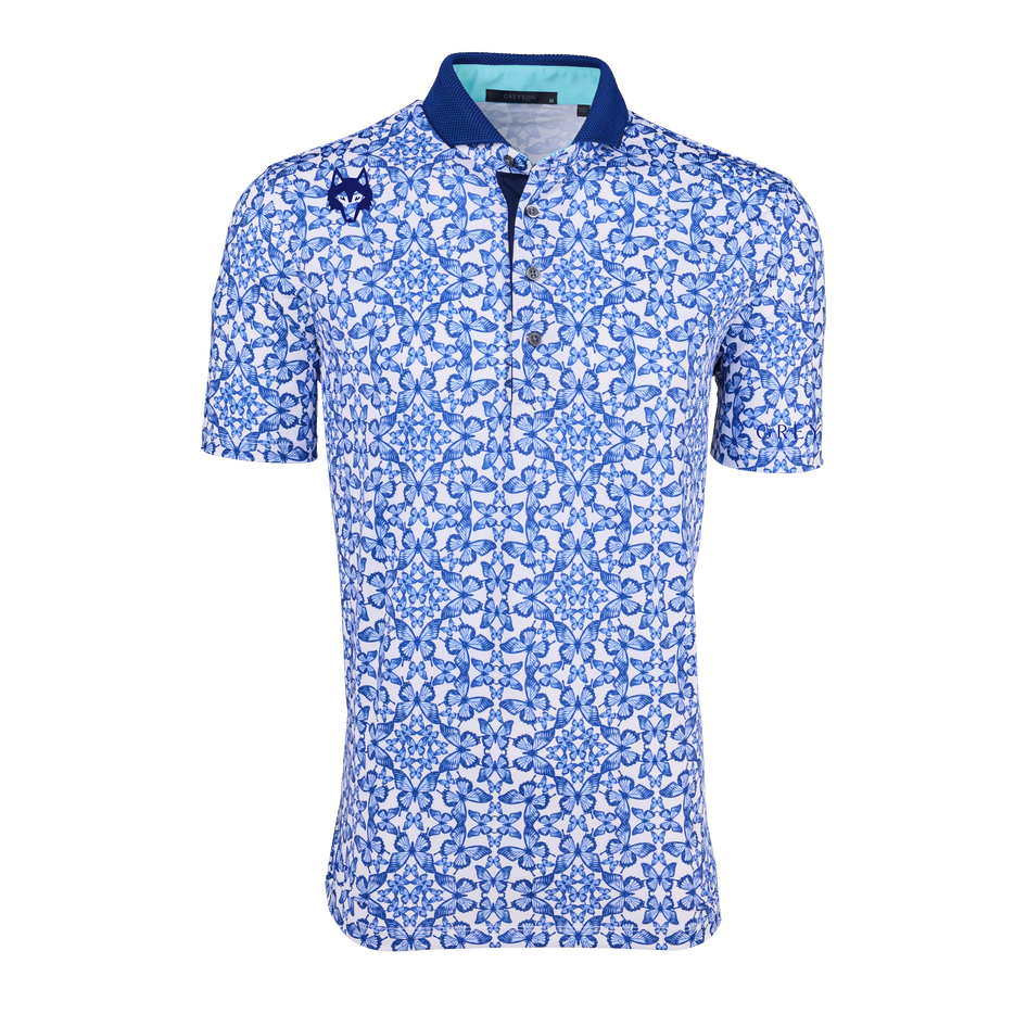 Players Club Blue Migration Polo