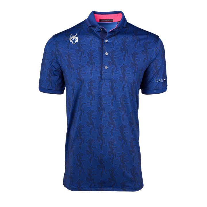 Mens Players Club Night Prowl Polo - Performance Printed Polo with