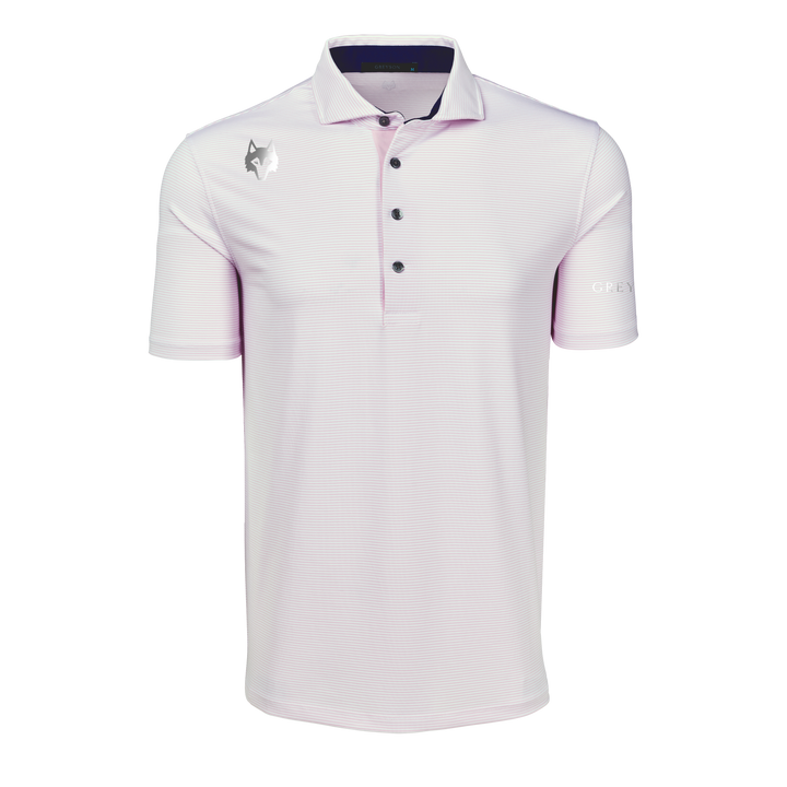 Mens Players Club Saranac Short Sleeve Polo - Performance Striped