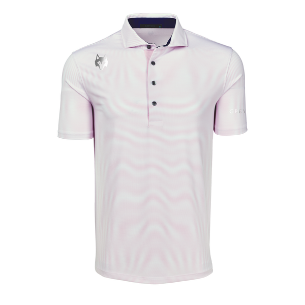 Mens Players Club Saranac Short Sleeve Polo - Performance Striped