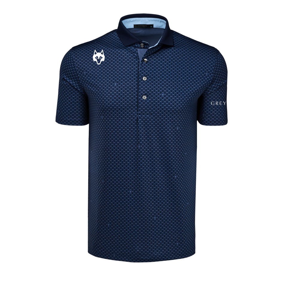 Greyson Clothiers Players Club Ponderous Wolf Short Sleeve Polo