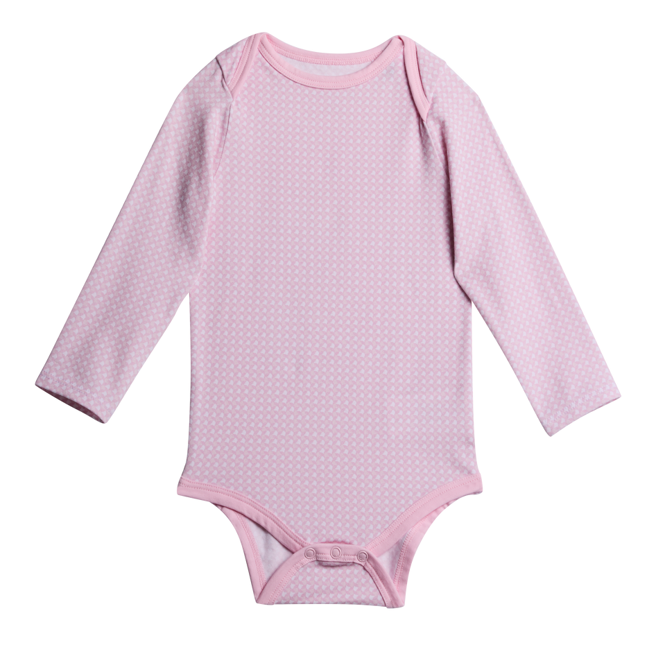 Greyson Clothiers Wolf Whisperer Pups Onesie in BALLET SLIPPER