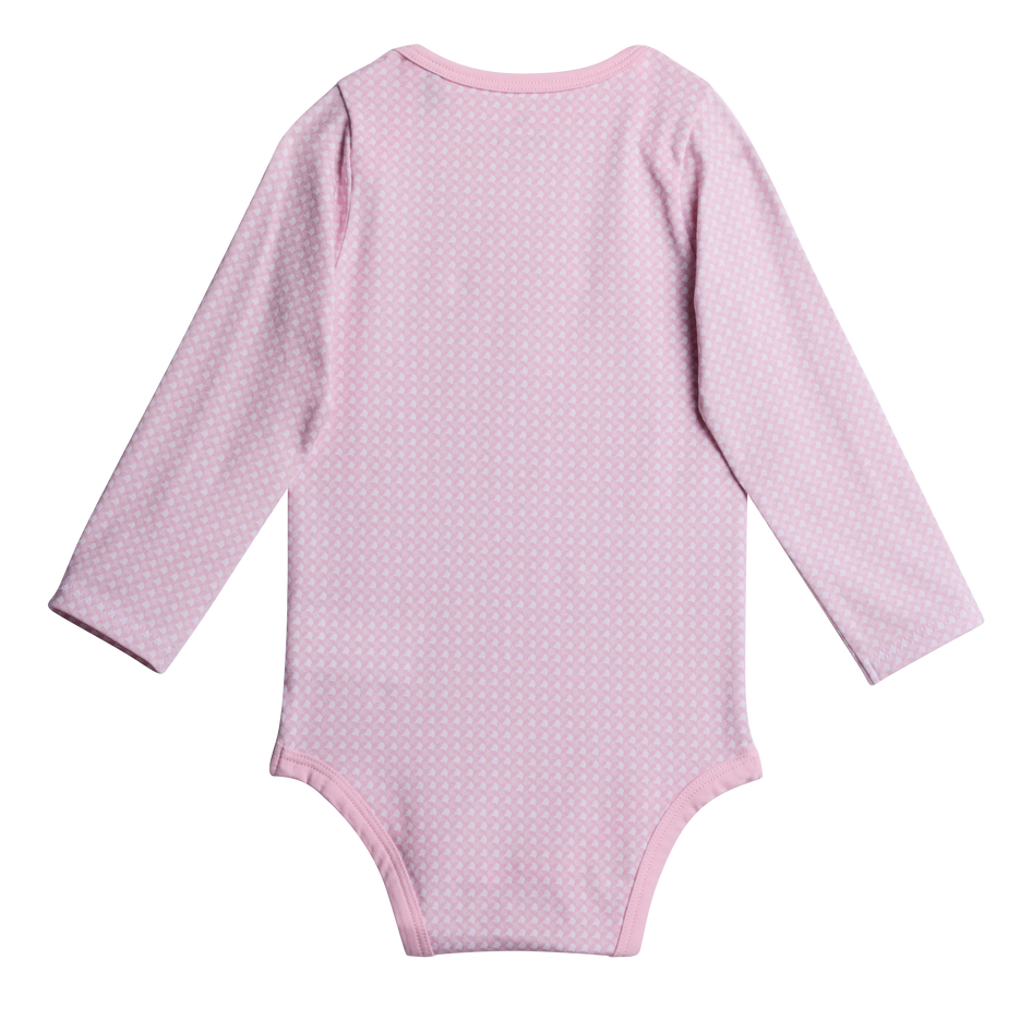 Greyson Clothiers Wolf Whisperer Pups Onesie in BALLET SLIPPER