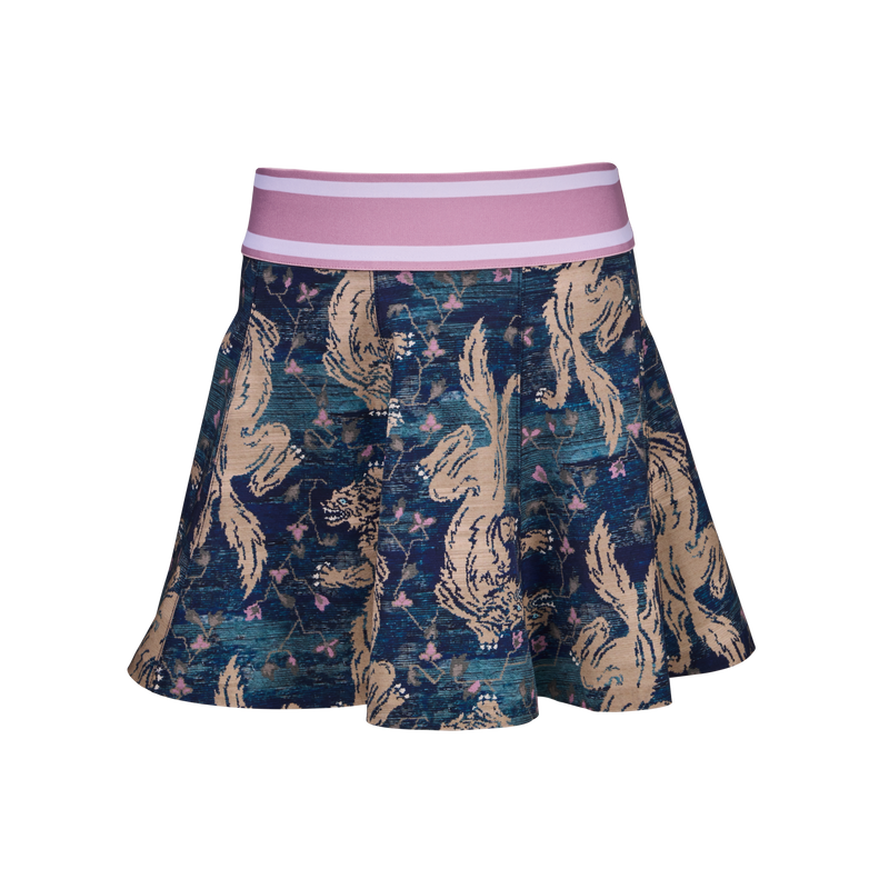 Girl's Woven Wolf Phoenix Flare Skirt