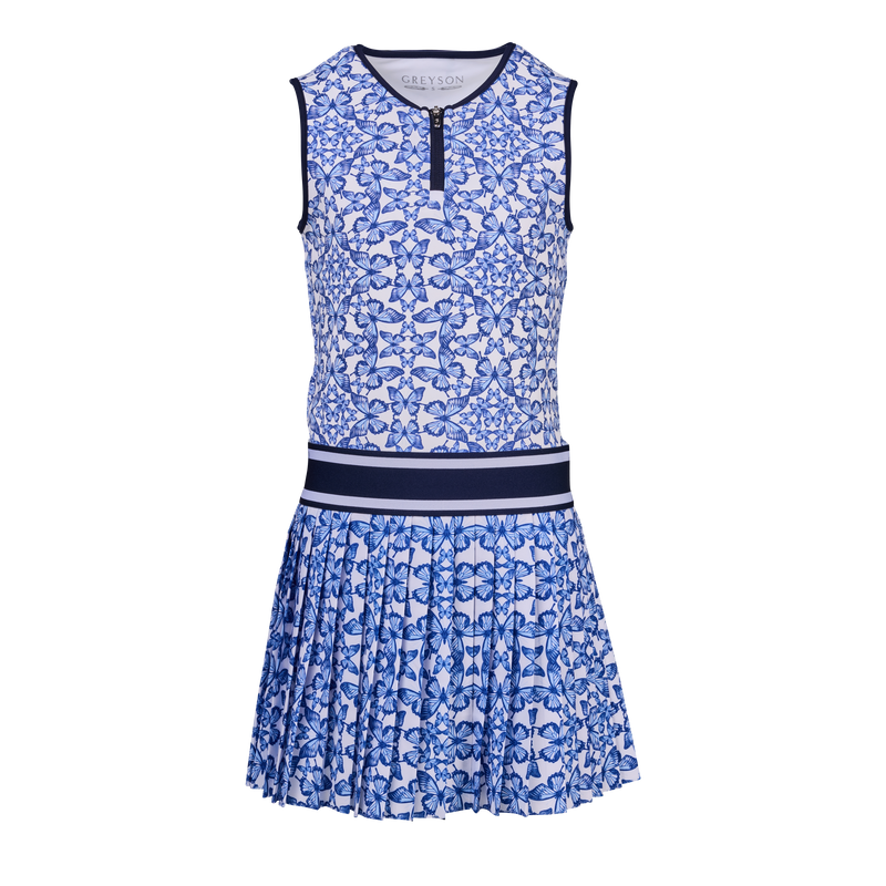 Girl's Blue Migration Leo Dress