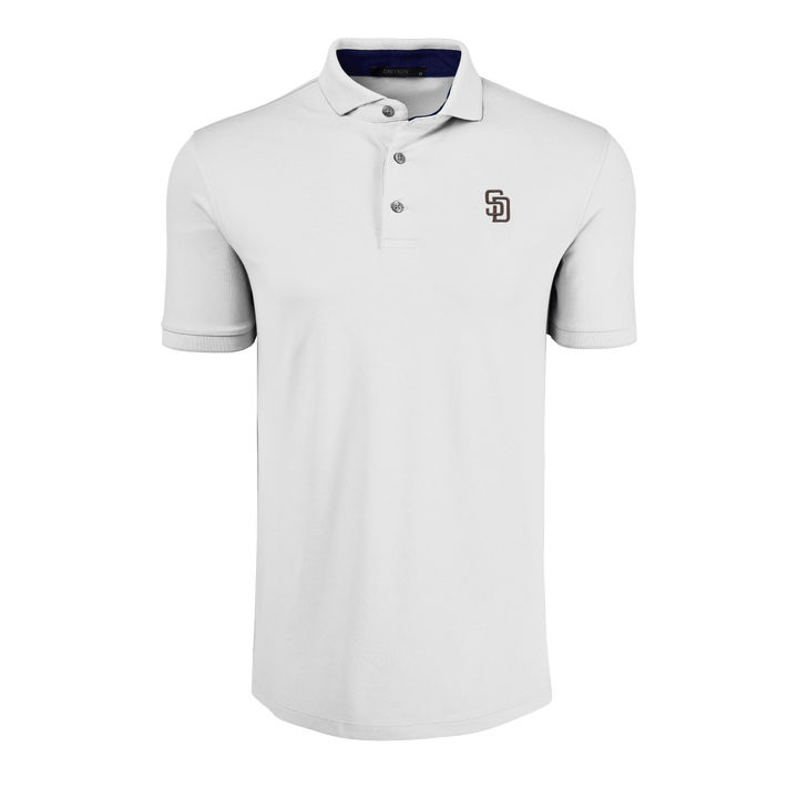 Mens San Diego Padres Crowley Short Sleeve Polo - Performance