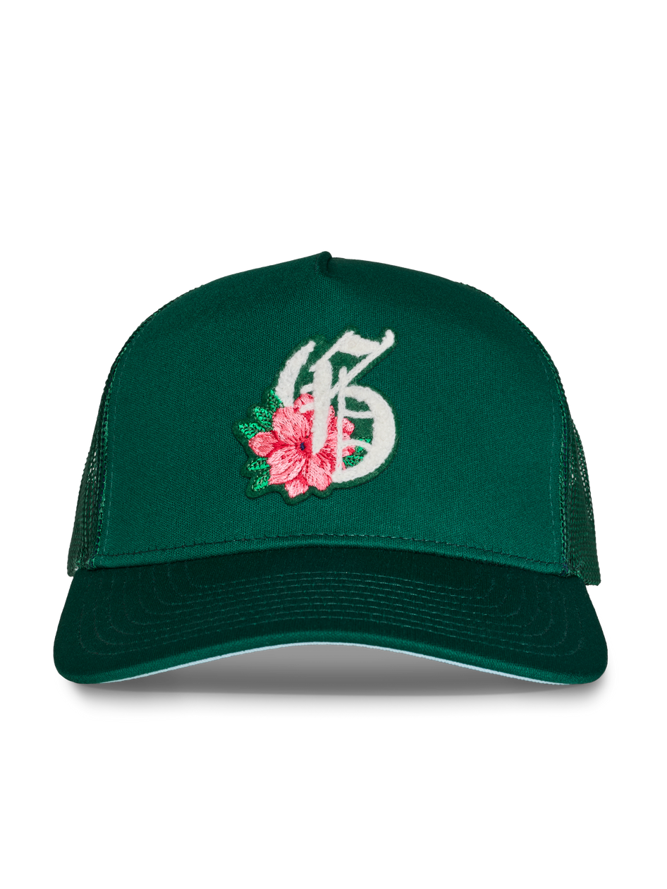 Floral "G" Trucker Hat