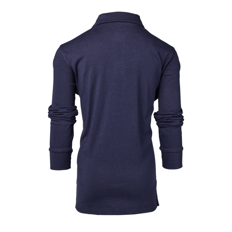 Greyson Clothiers Boy's Spirit Long Sleeve Polo in MALTESE BLUE
