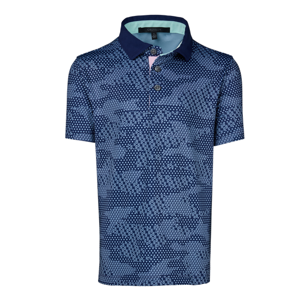 Boys Boy's Icon Camo Short Sleeve Polo - Performance Printed Polo