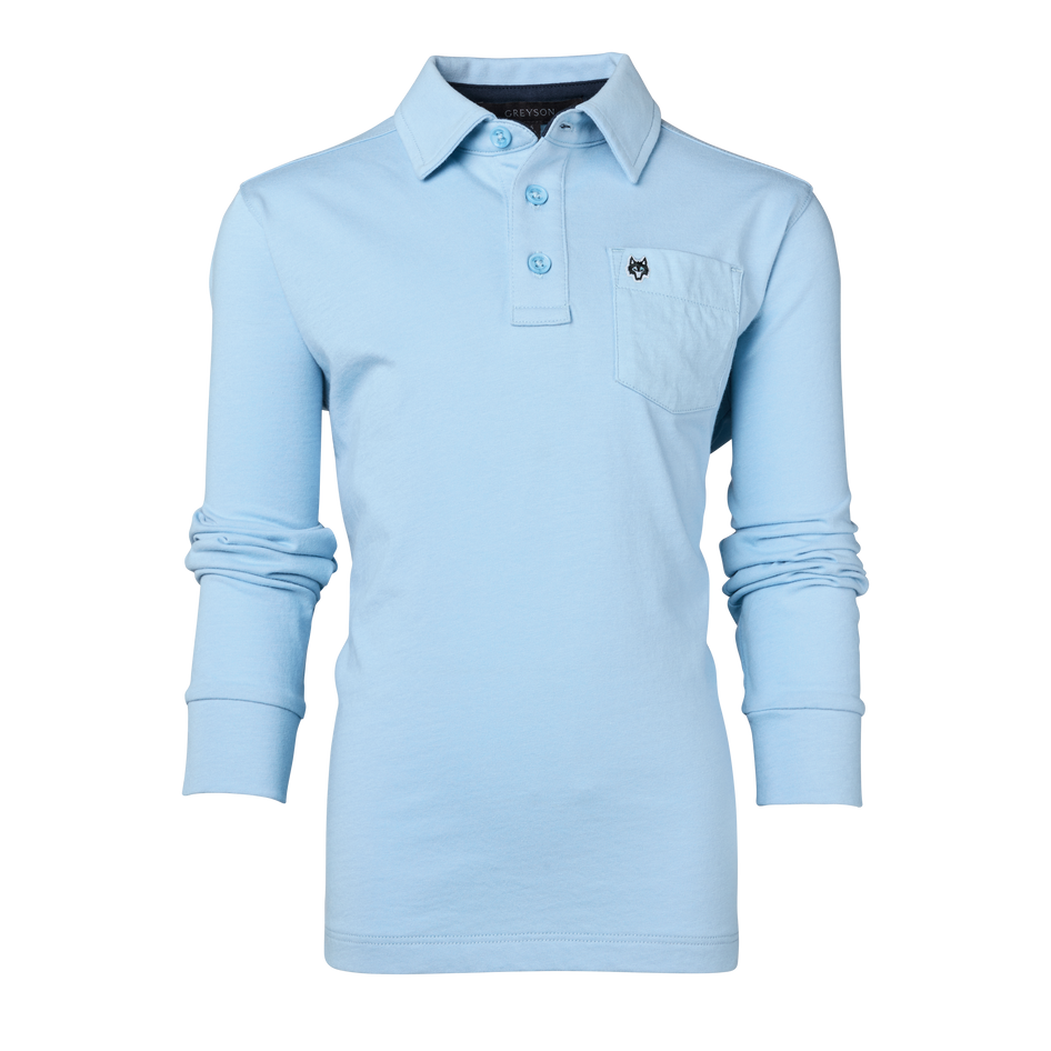 Boy's Spirit Icon Long Sleeve Polo