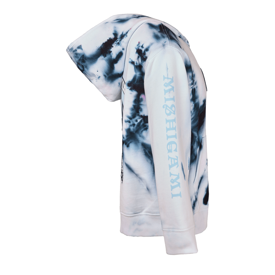 Greyson Clothiers Youth H.S. Tie Dye Aspen Hoodie in ARCTIC/MALTESE BLUE
