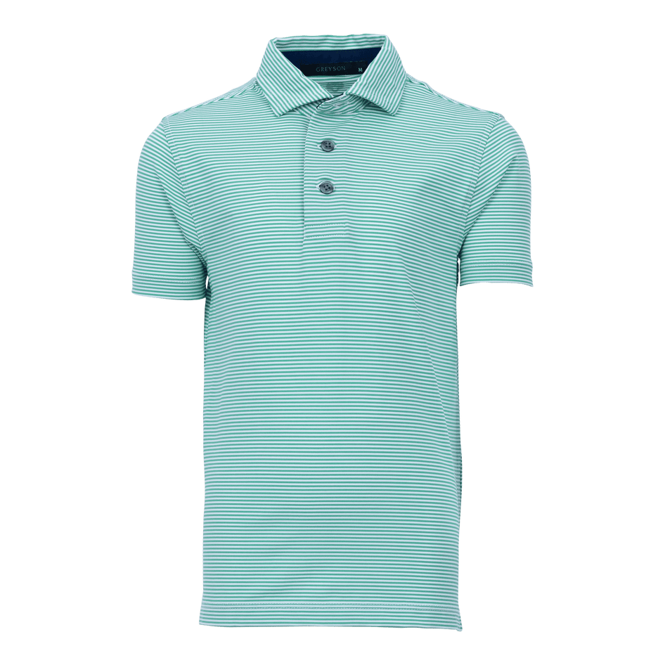 Greyson Clothiers Boy's Saranac Polo in FESCUE