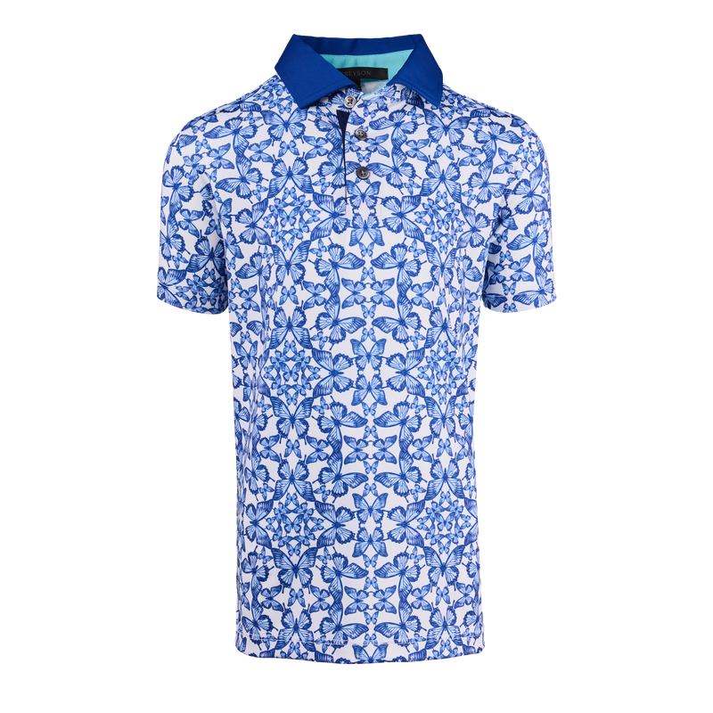 Boys' Blue Migration Polo