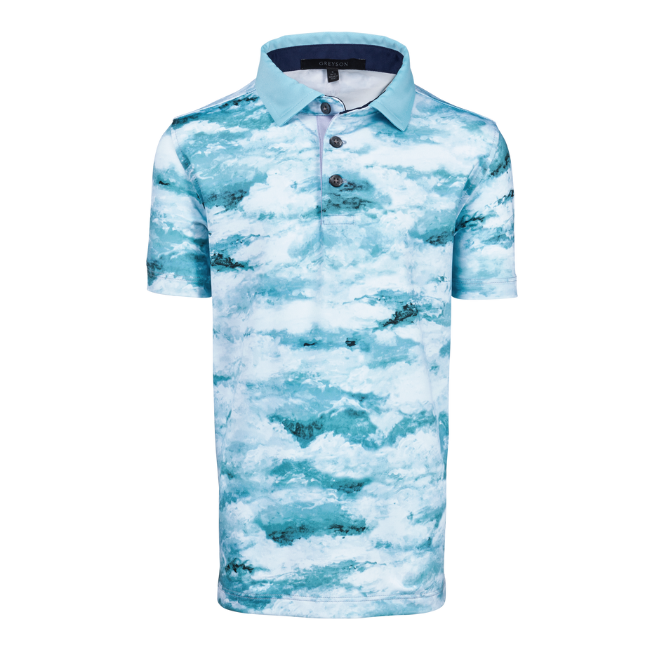 Greyson Clothiers Boy's Painted Clouds Polo