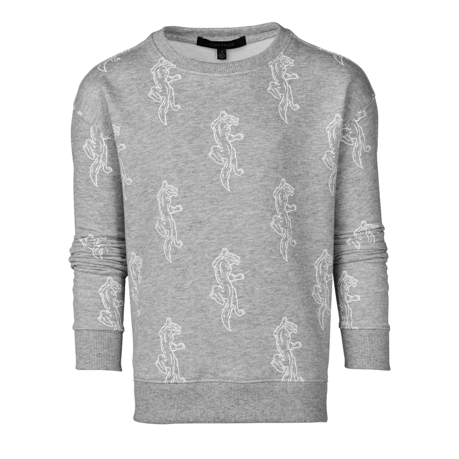 Youth Climbing Wolf Crewneck Sweatshirt