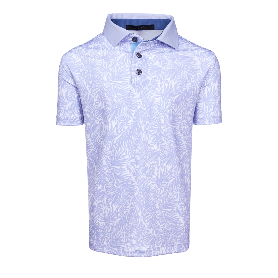 Greyson Clothiers Boy's Island Hunt Short Sleeve Polo