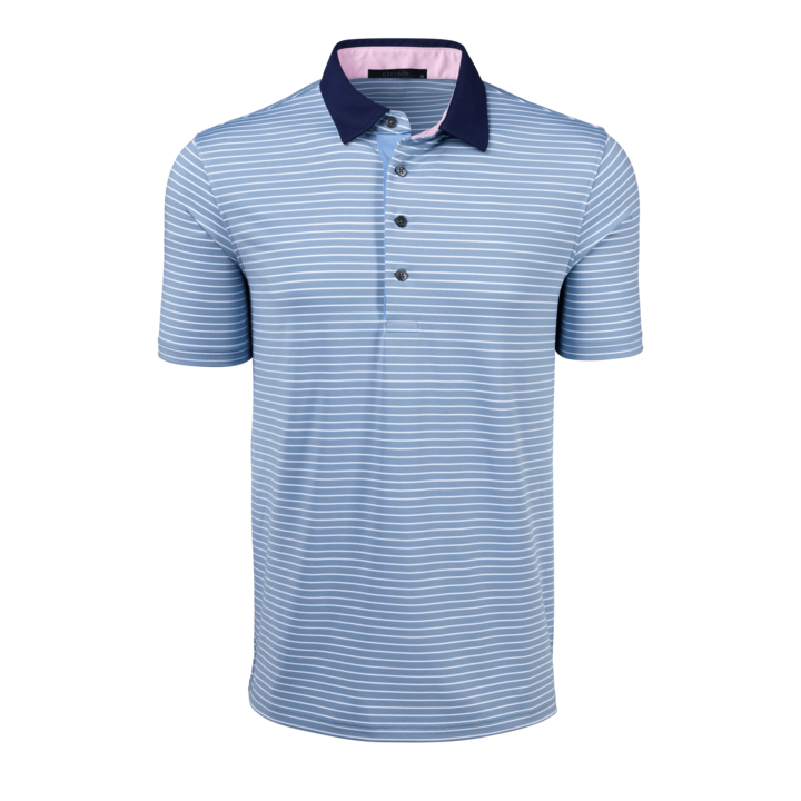 Striped Performance Polos