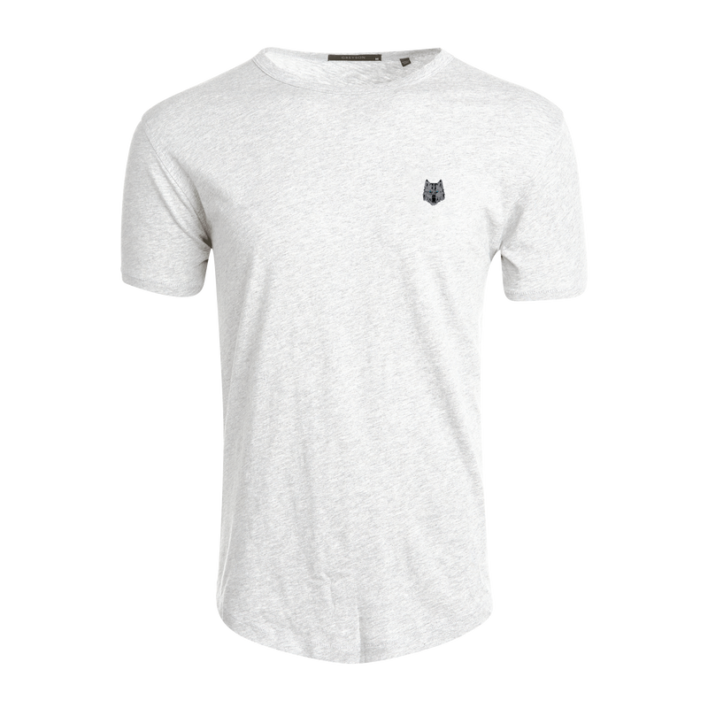 Men's Tshirts: Silver Wolf Alpha Slub Tee