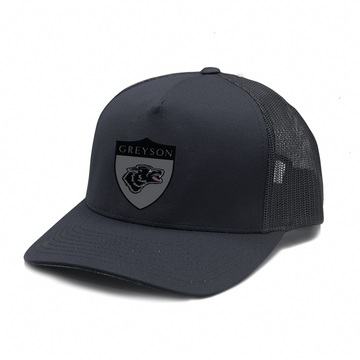 Black Wolf Shield Trucker Hat
