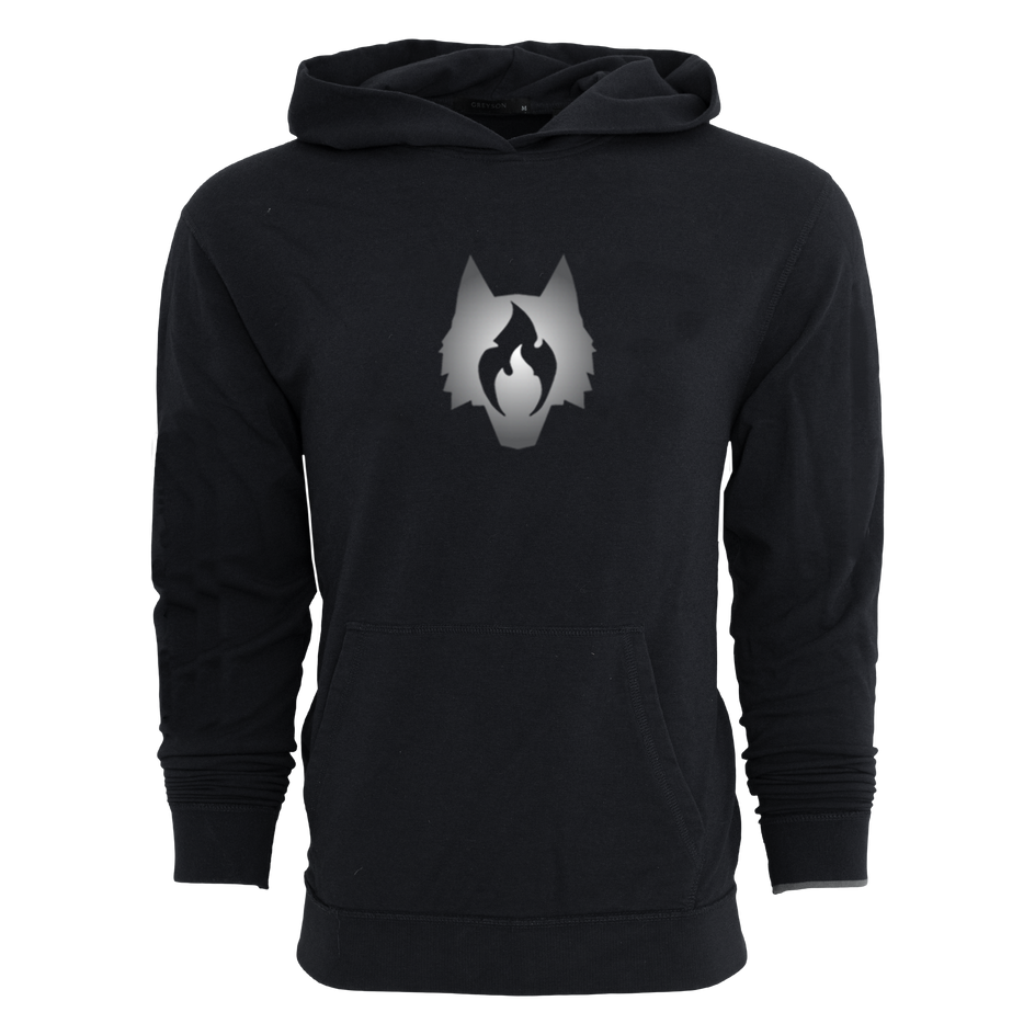 Crimson Fire Wolf Gotham Hoodie Greyson Clothiers