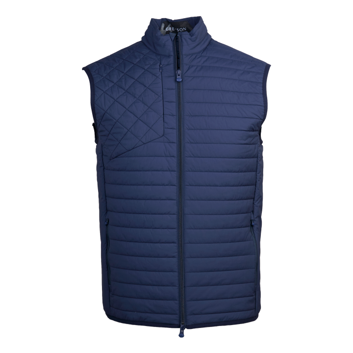Valiente quilted vest thermal vest in light gray buy online - Golf