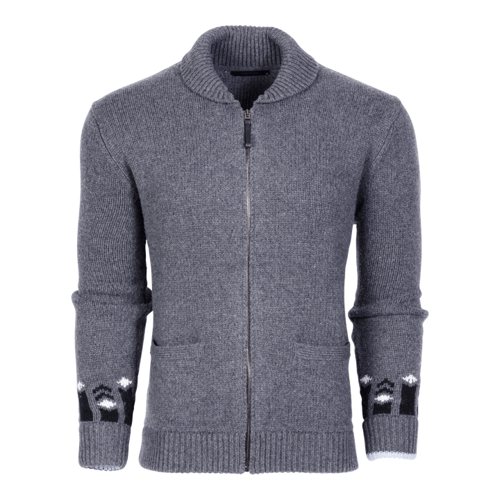 Wolk - Merino wool sweater for men in anthracite grey